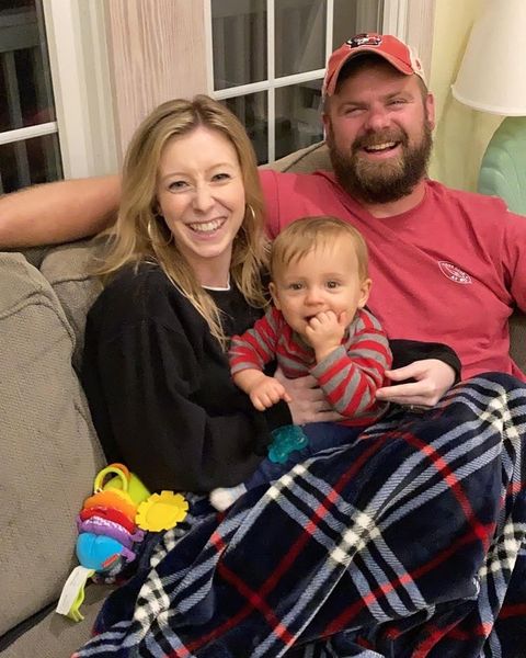 Cuddles with Aunt and Uncle