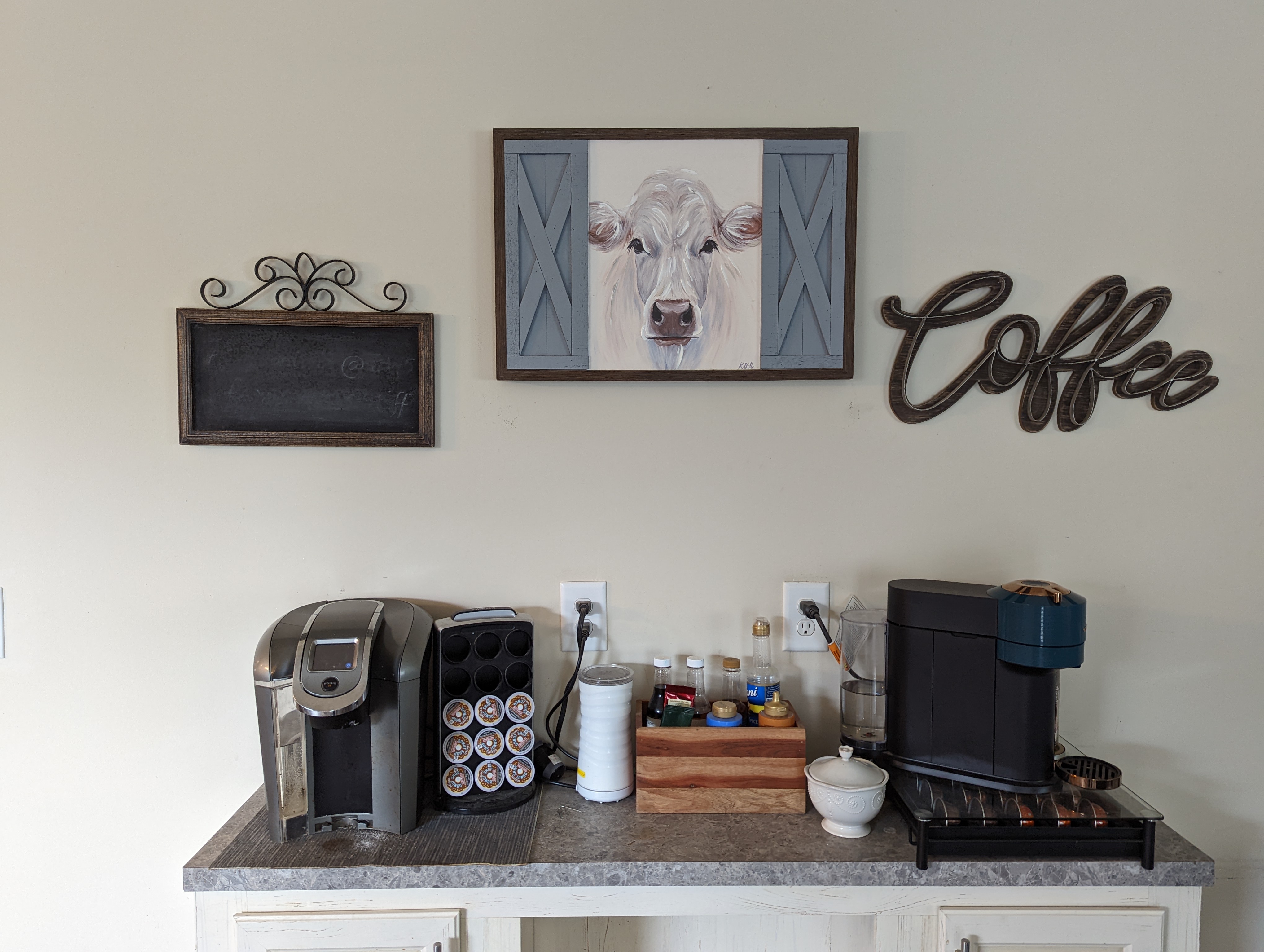 We have lots of cow decor!